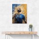 Karim Benzema Abstract Portrait Wall Art