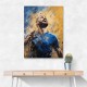 Karim Benzema Abstract Portrait Wall Art