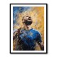 Karim Benzema Abstract Portrait Wall Art