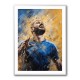 Karim Benzema Abstract Portrait Wall Art