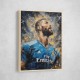 Karim Benzema Abstract Portrait 2 Wall Art