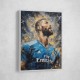 Karim Benzema Abstract Portrait 2 Wall Art