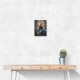 Karim Benzema Abstract Portrait 3 Wall Art