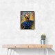 Kylian Mbappe Abstract Portrait Wall Art