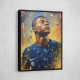 Kylian Mbappe Abstract Portrait Wall Art