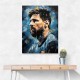 Messi Abstract Portrait Wall Art