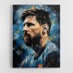 Messi Abstract Portrait Wall Art Messi Abstract Portrait Wall Art