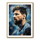 Messi Abstract Portrait Wall Art