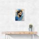 Salah Abstract Portrait Wall Art