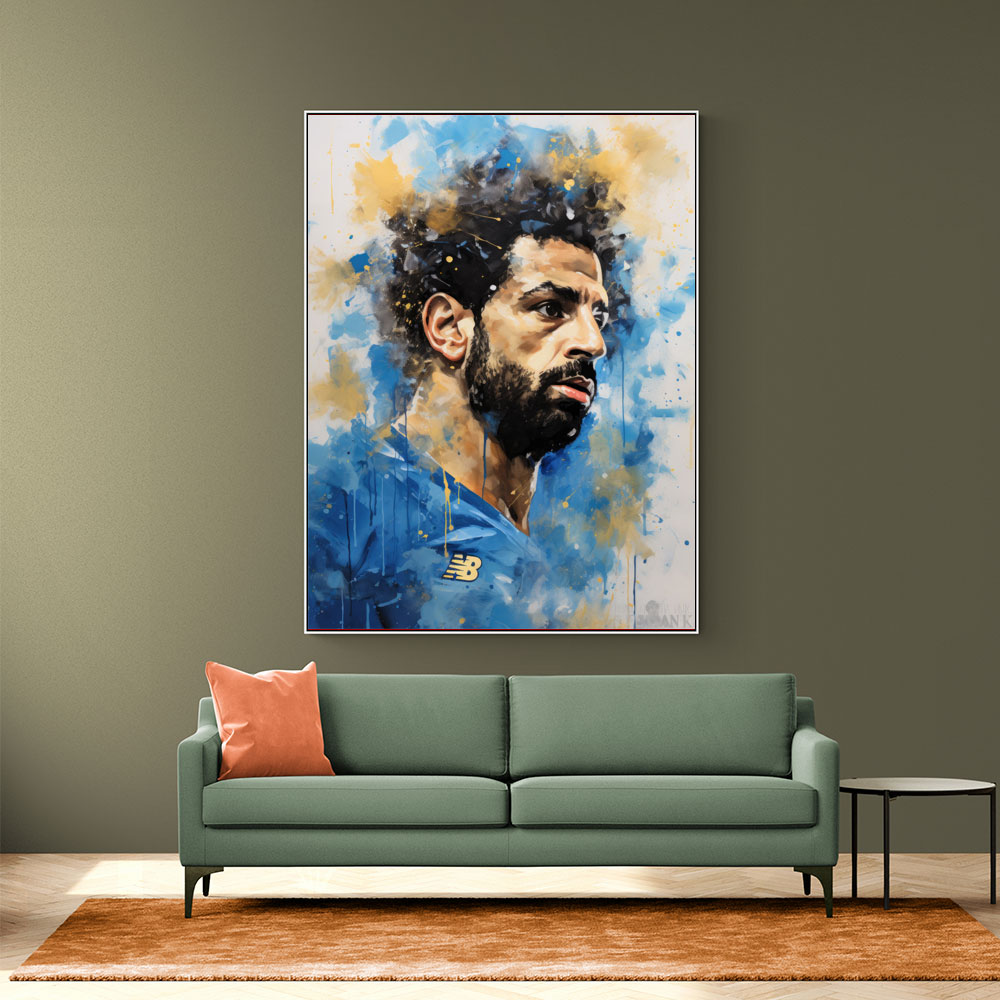 Salah Abstract Portrait Wall Art