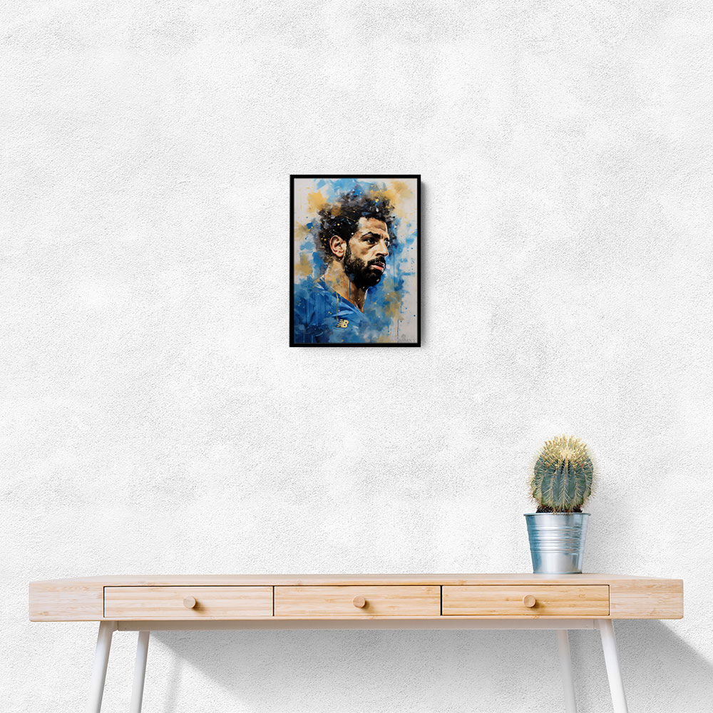 Salah Abstract Portrait Wall Art