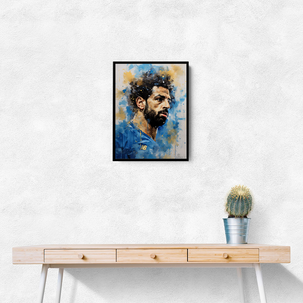 Salah Abstract Portrait Wall Art