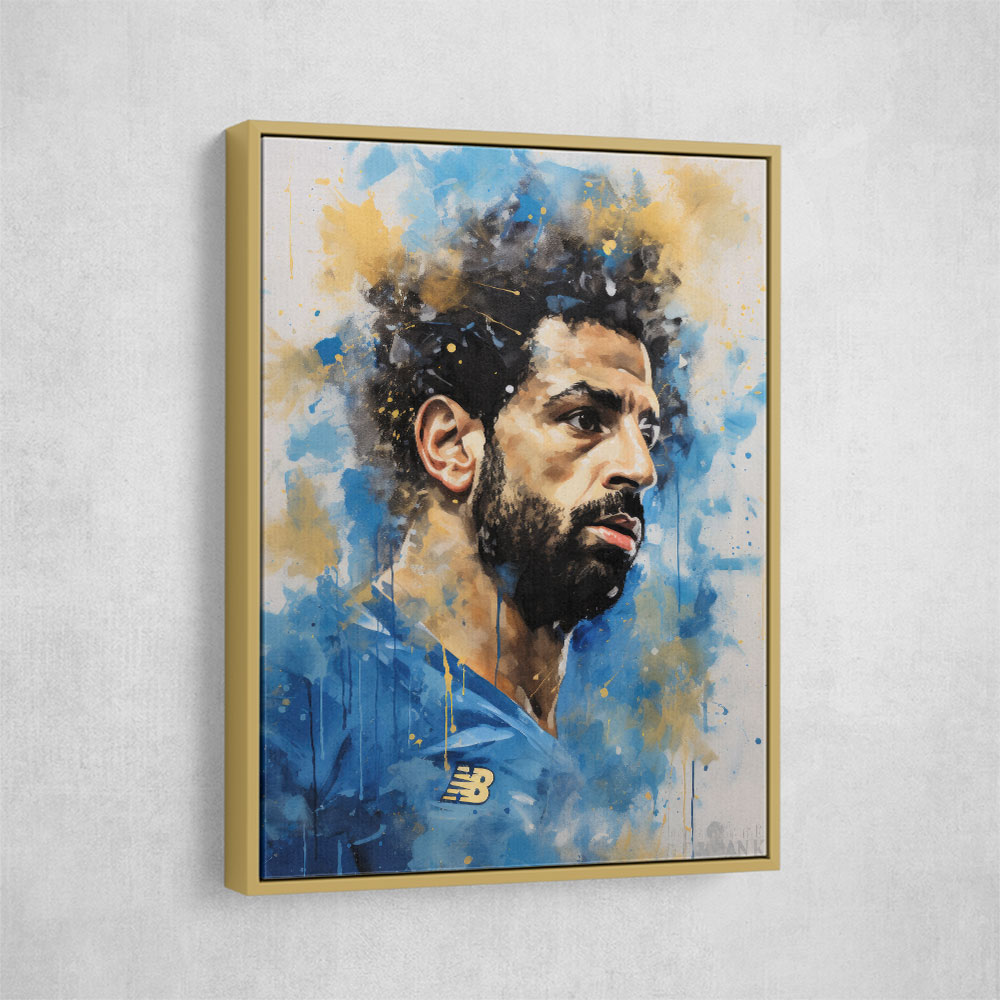 Salah Abstract Portrait Wall Art