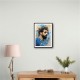 Salah Abstract Portrait Wall Art