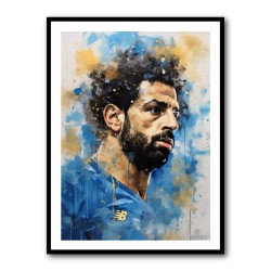 Salah Abstract Portrait Wall Art