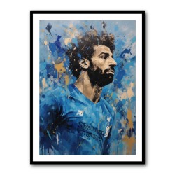 Salah Abstract Portrait 2 Wall Art