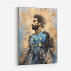 Salah Abstract Portrait 4 Wall Art