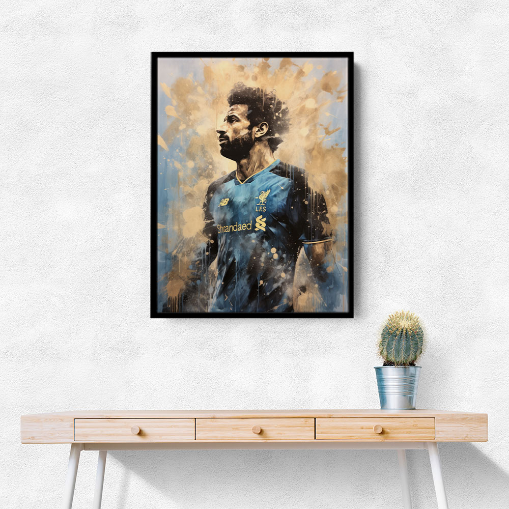 Salah Abstract Portrait 4 Wall Art