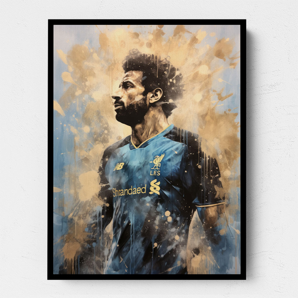 Salah Abstract Portrait 4 Wall Art