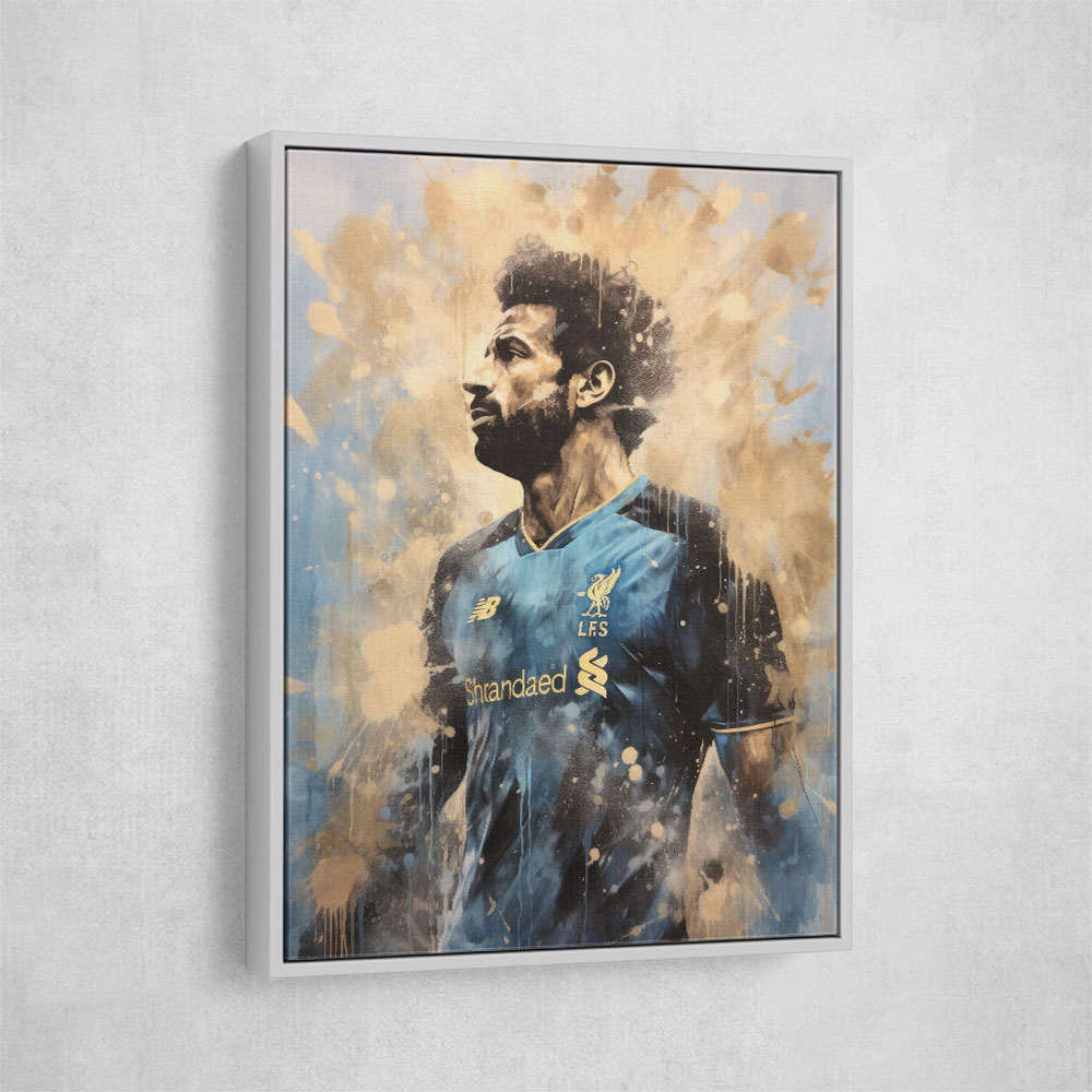 Salah Abstract Portrait 4 Wall Art