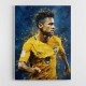 Neymar Abstract Portrait Wall Art