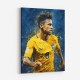 Neymar Abstract Portrait Wall Art