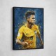 Neymar Abstract Portrait Wall Art