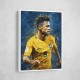 Neymar Abstract Portrait Wall Art