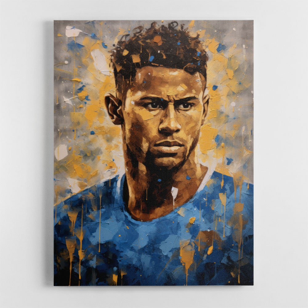 Neymar Abstract Portrait 2 Wall Art Neymar Abstract Portrait 2 Wall Art