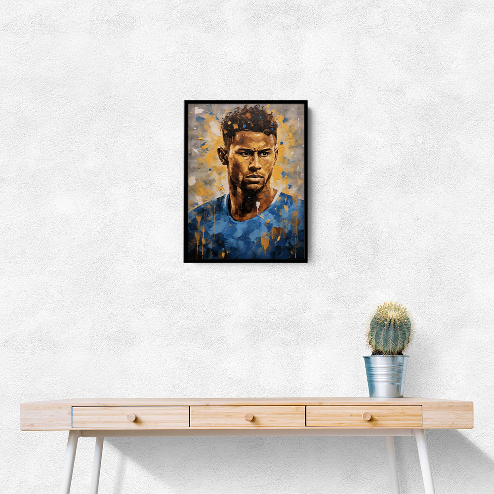 Neymar Abstract Portrait 2 Wall Art Neymar Abstract Portrait 2 Wall Art