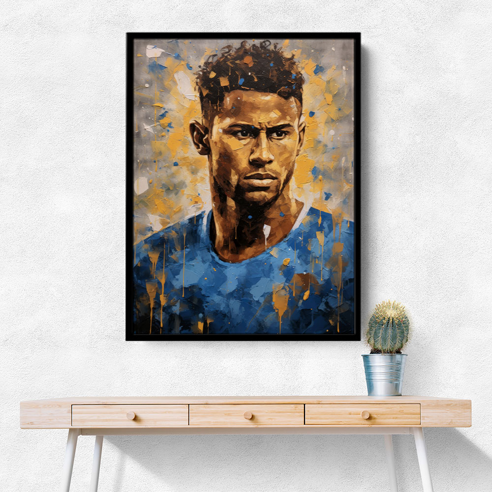Neymar Abstract Portrait 2 Wall Art Neymar Abstract Portrait 2 Wall Art