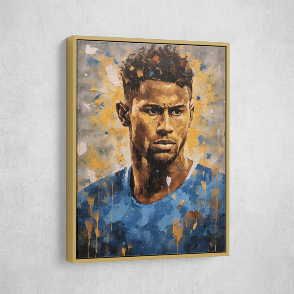 Neymar Abstract Portrait 2 Wall Art