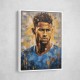 Neymar Abstract Portrait 2 Wall Art Neymar Abstract Portrait 2 Wall Art