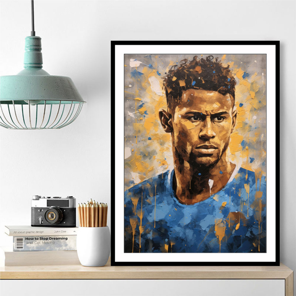Neymar Abstract Portrait 2 Wall Art Neymar Abstract Portrait 2 Wall Art