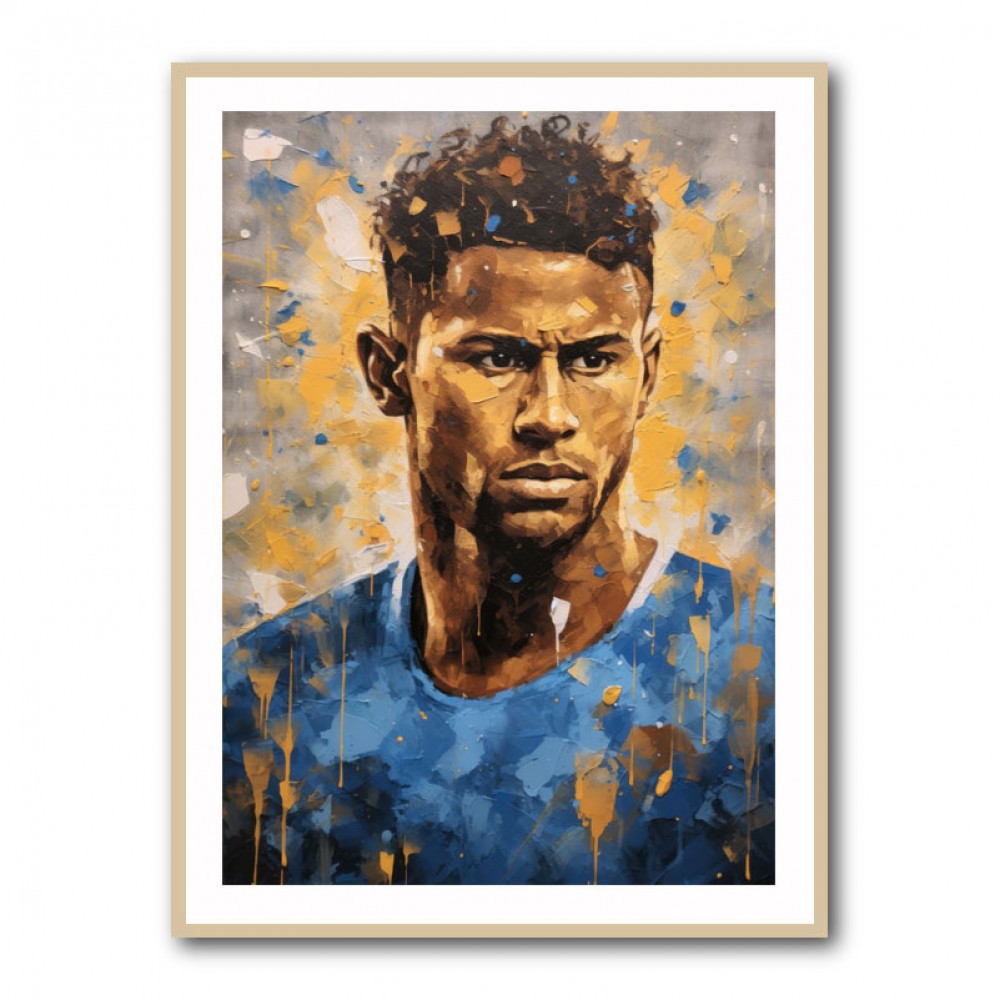 Neymar Abstract Portrait 2 Wall Art Neymar Abstract Portrait 2 Wall Art