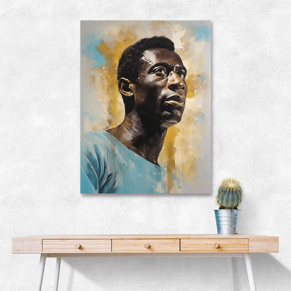 Pele Abstract Portrait Wall Art