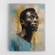 Pele Abstract Portrait Wall Art