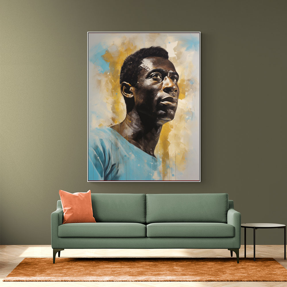 Pele Abstract Portrait Wall Art