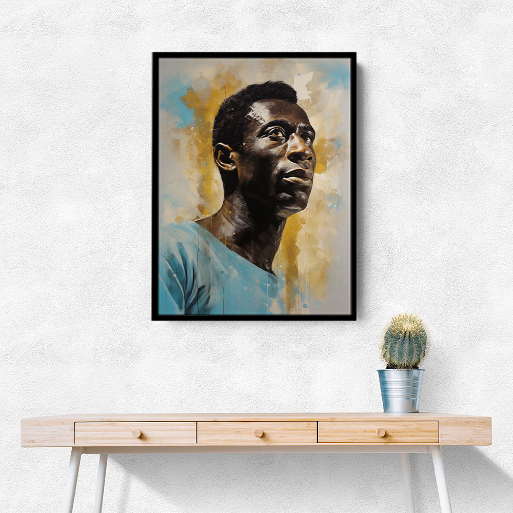 Pele Abstract Portrait Wall Art