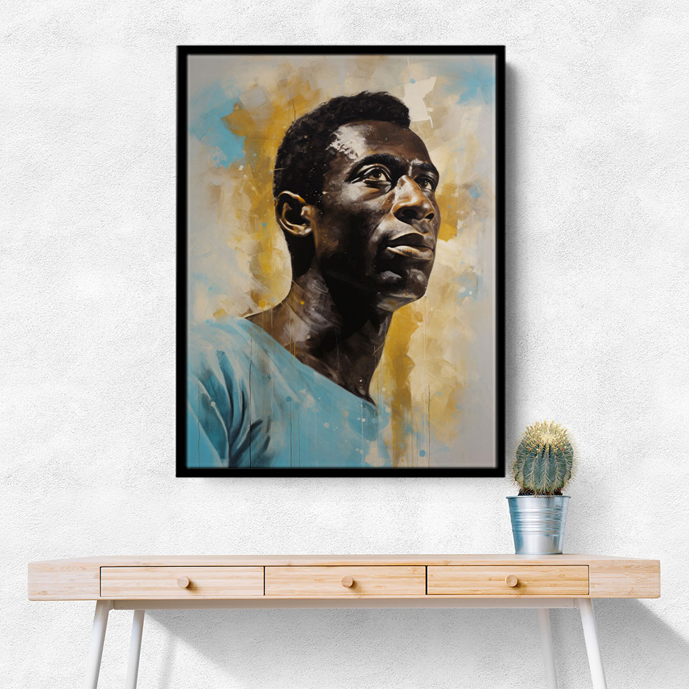 Pele Abstract Portrait Wall Art