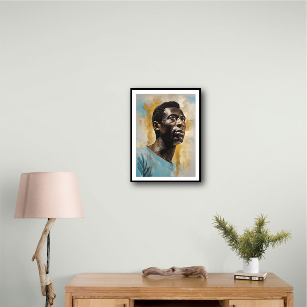 Pele Abstract Portrait Wall Art