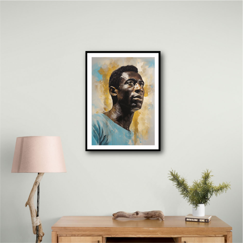 Pele Abstract Portrait Wall Art