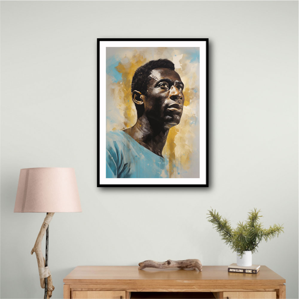 Pele Abstract Portrait Wall Art