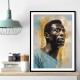 Pele Abstract Portrait Wall Art