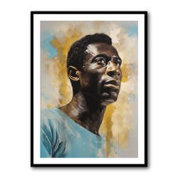 Pele Abstract Portrait Wall Art