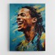 Ronaldinho Abstract Portrait 2 Wall Art