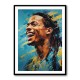 Ronaldinho Abstract Portrait 2 Wall Art