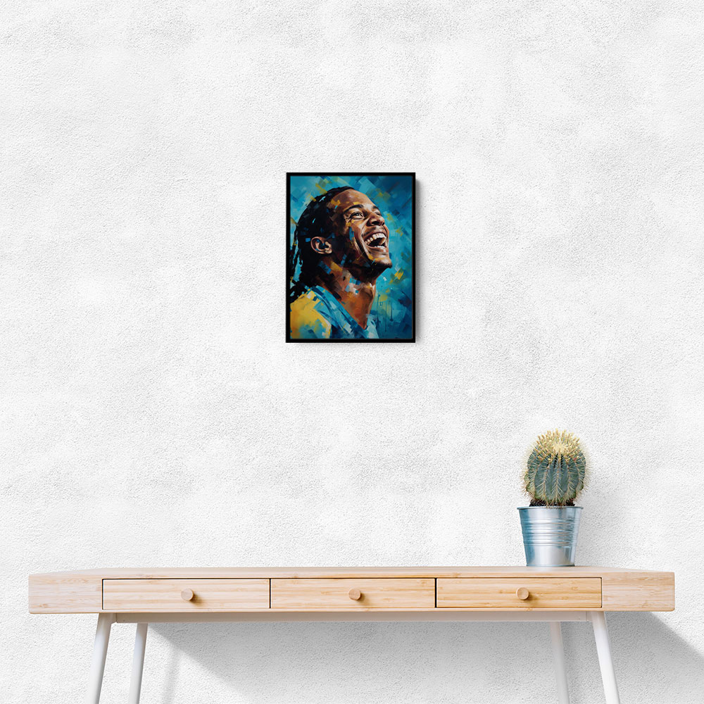 Ronaldinho Abstract Portrait 3 Wall Art