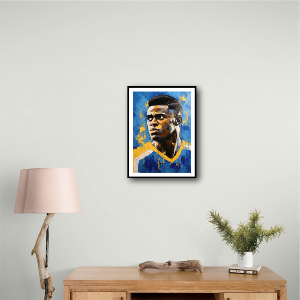 Vinicius Abstract Portrait Wall Art