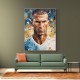 Zinedine Zidane Abstract Portrait Wall Art